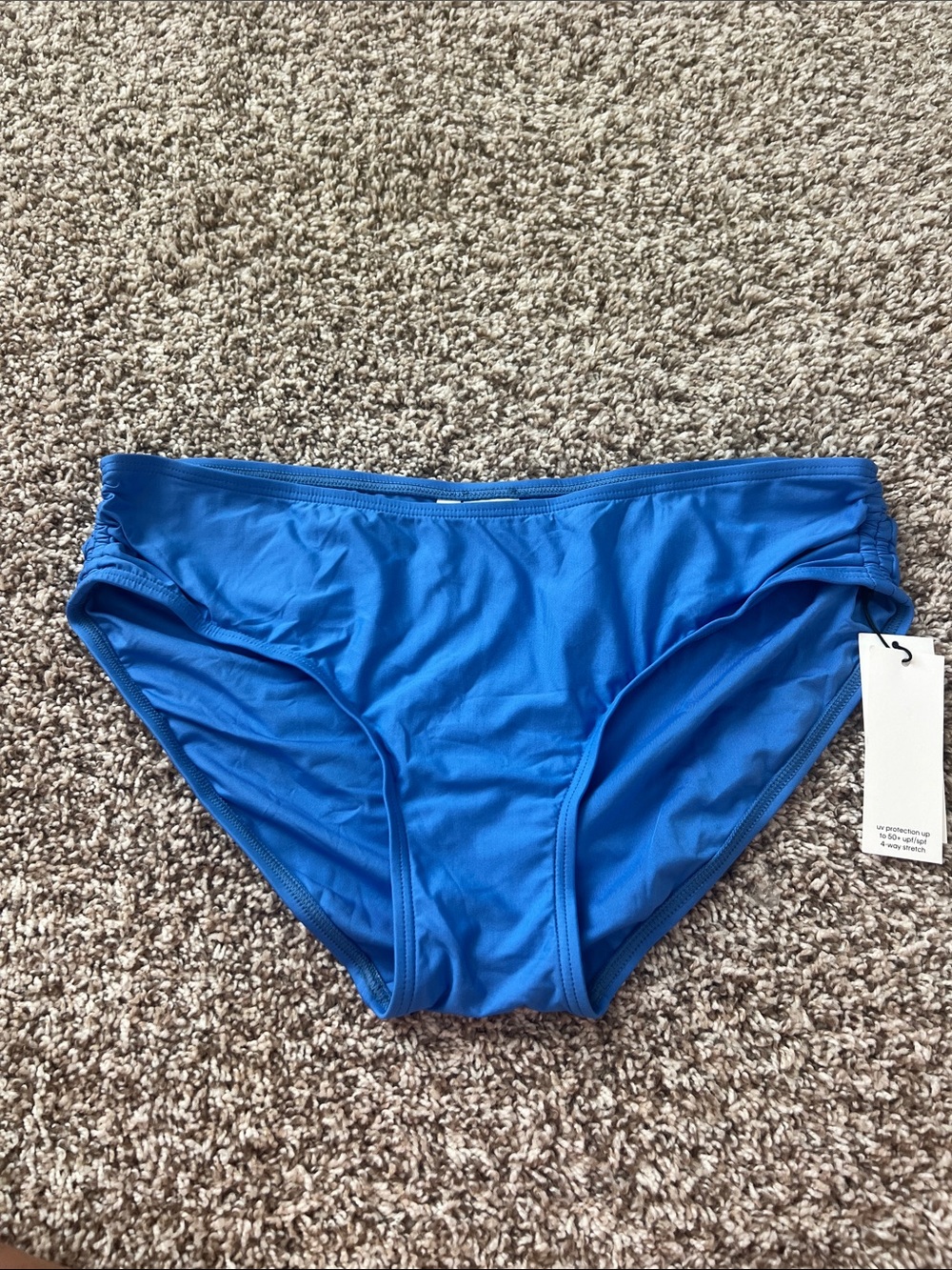 NWT! Calvin Klein Vibrant Blue Bikini Bottoms Size XL (Beautiful Color!)